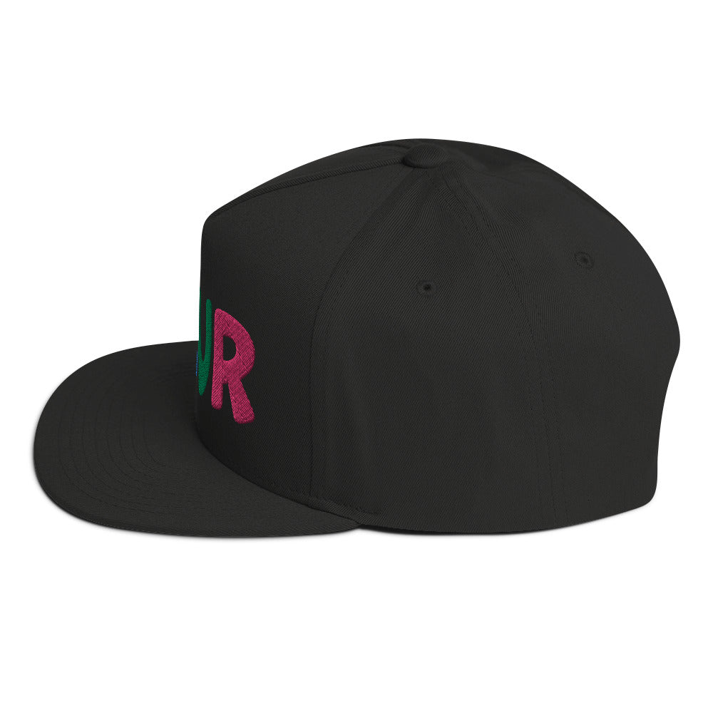 PLUR Flat Bill Cap
