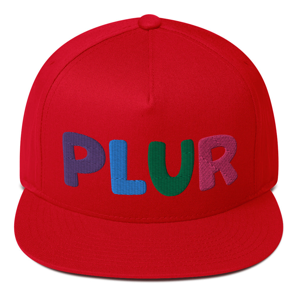 PLUR Flat Bill Cap