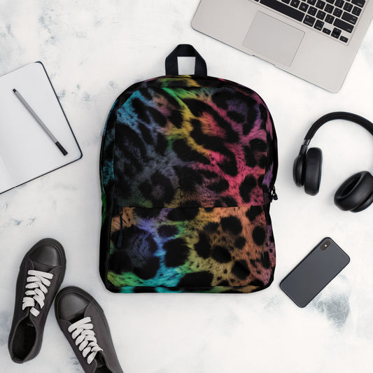 Rainbow Jaguar Backpack