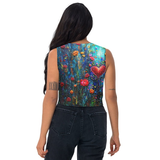 Fantasy Candy Heart Crop Top