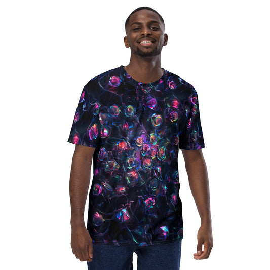 Iridescent Rose Print Unisex T-Shirt