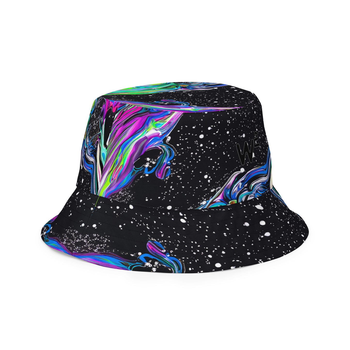 Trippy Colors Reversible bucket hat