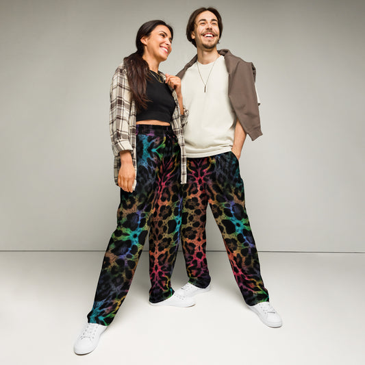 Rainbow Jaguar Wide-leg joggers