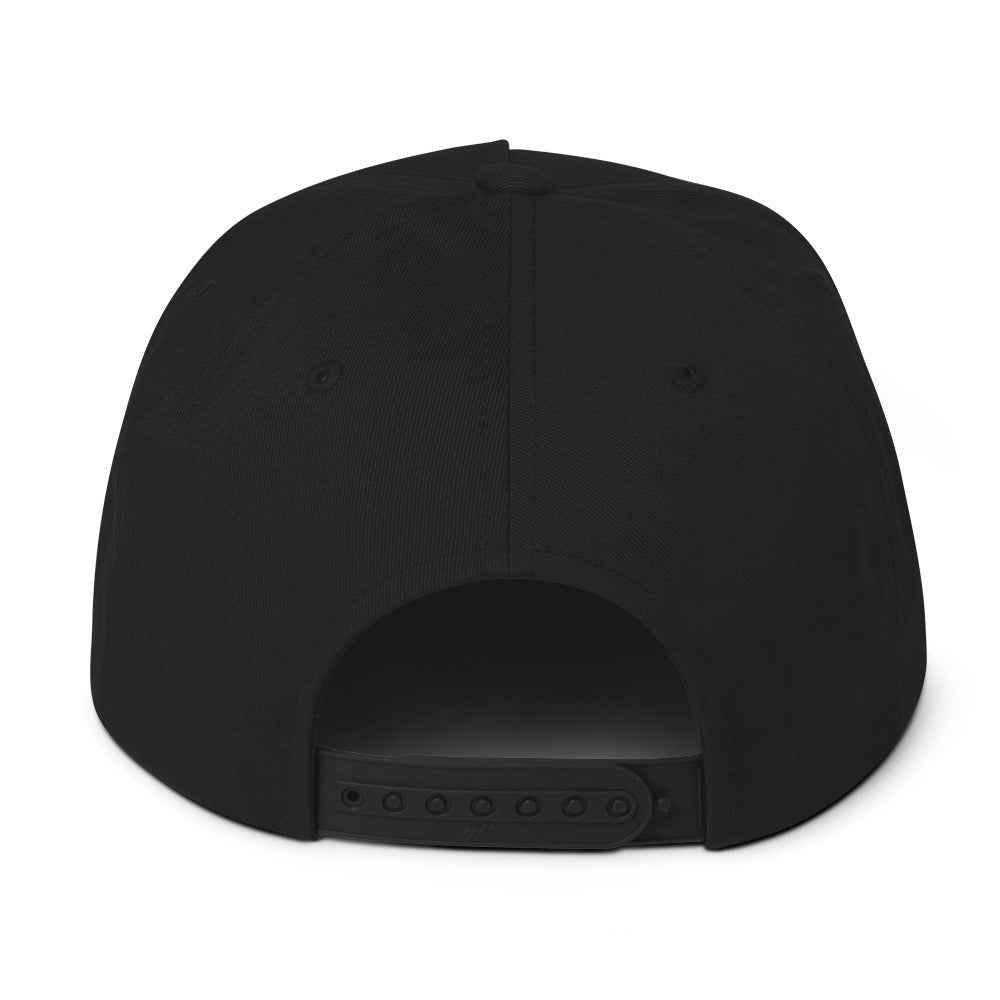 Middle Finger Flat Bill Cap