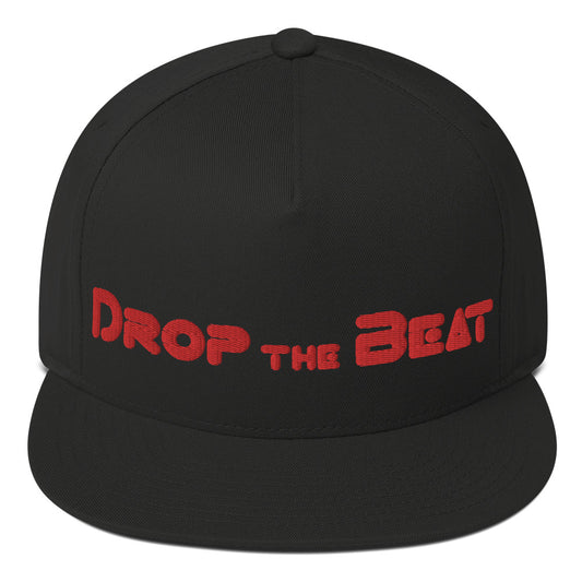 Drop the Beat Flat Bill Cap