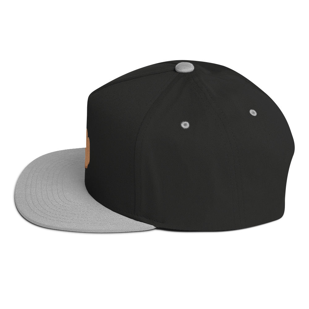 Middle Finger Flat Bill Cap